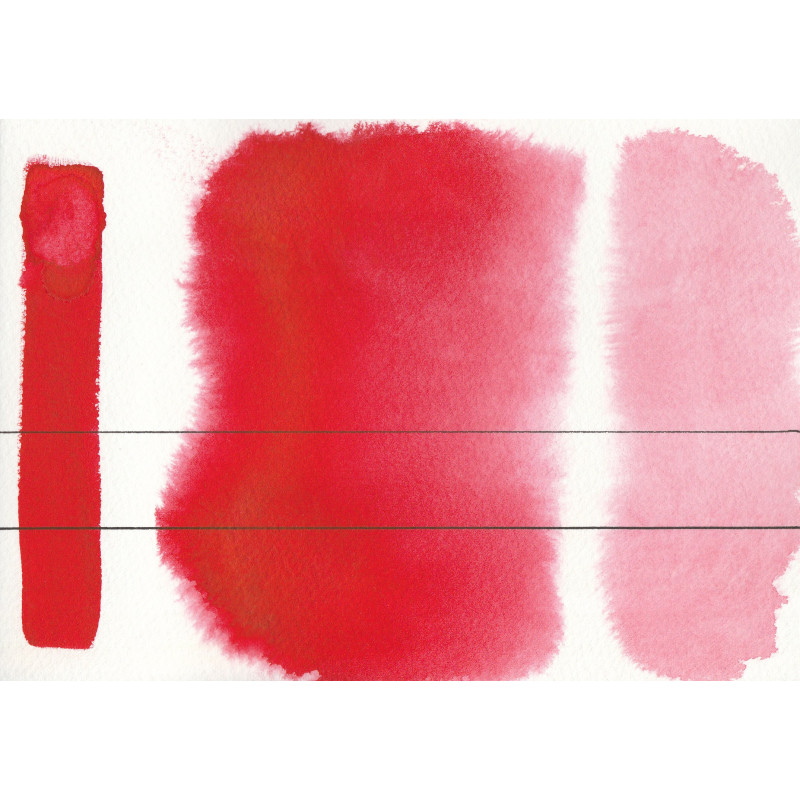 Rouge Aquarius - Aquarelle Godet Roman Szmal Aquarius