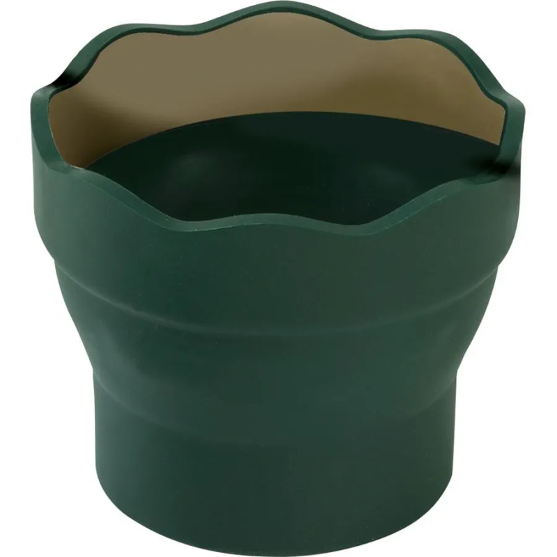 Gobelet à eau pliable vert Clic and go Faber-Castell Ø 97 mm