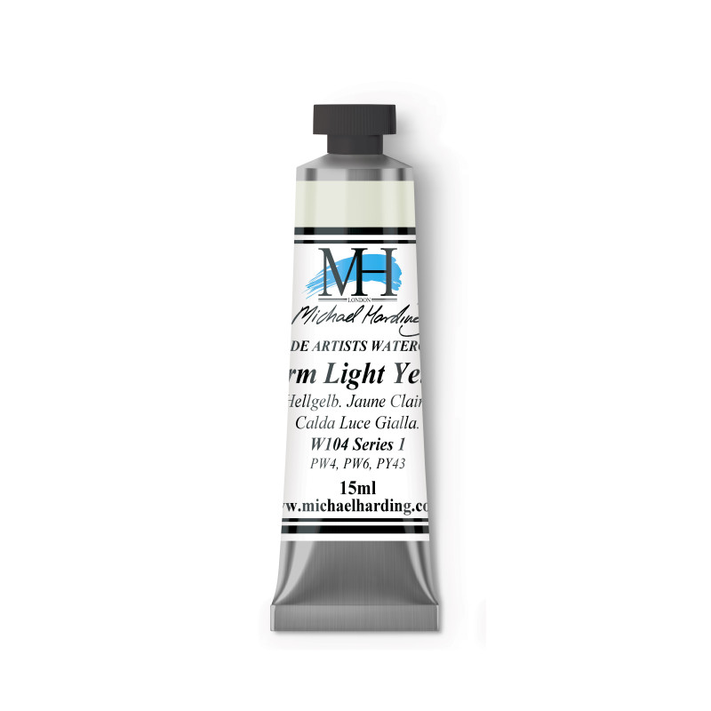 Jaune clair chaud - aquarelle Tube 15ml Michael Harding