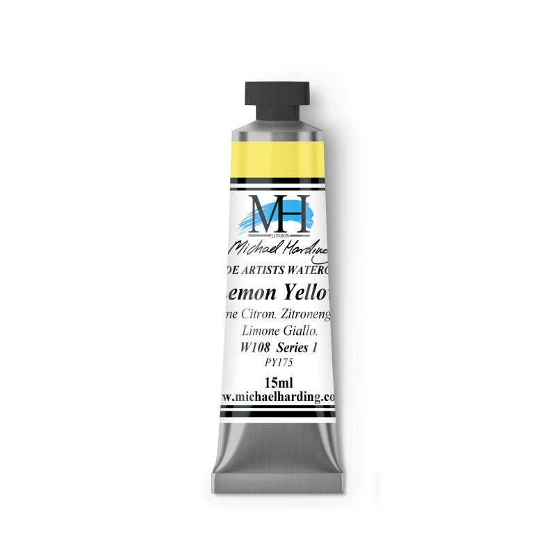 Jaune citron - aquarelle Tube 15ml Michael Harding