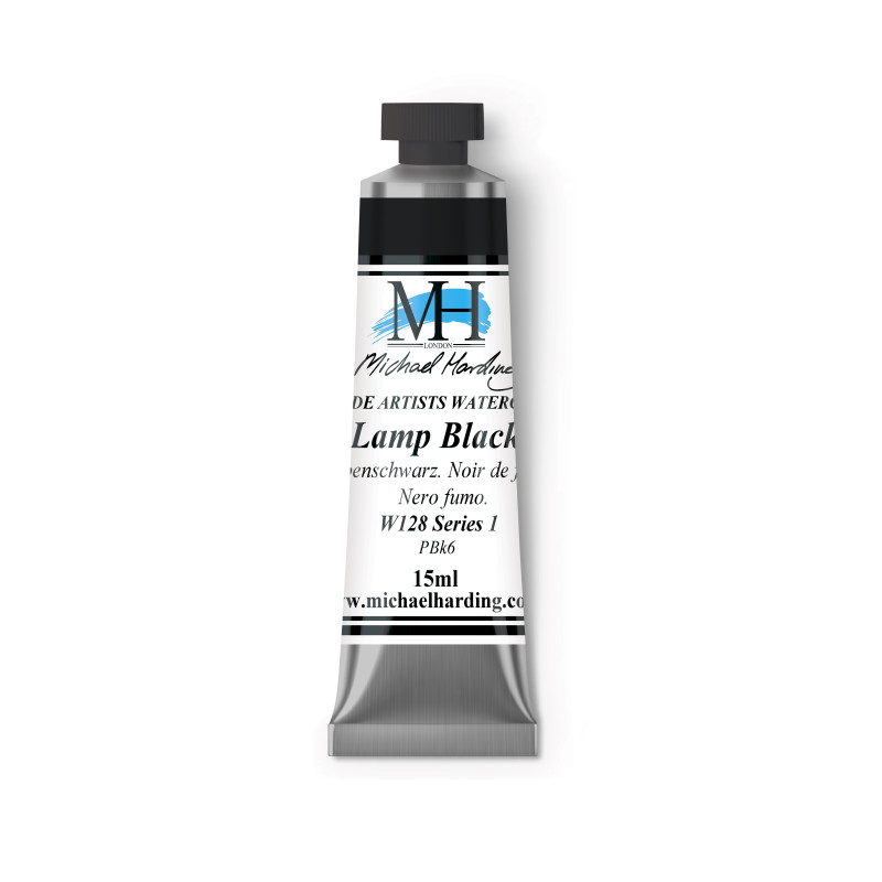 Noir de fumée - aquarelle Tube 15ml Michael Harding