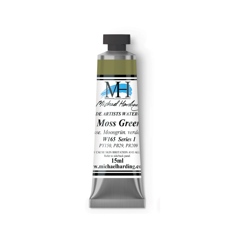 Vert mousse - aquarelle Tube 15ml Michael Harding