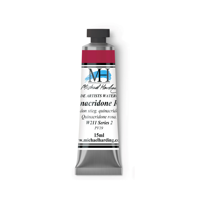 Rose quinacridone - aquarelle Tube 15ml Michael Harding