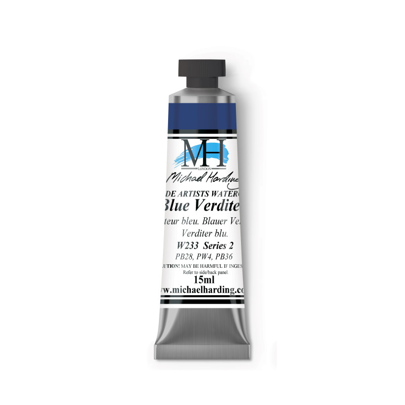 Bleu verditer - aquarelle Tube 15ml Michael Harding