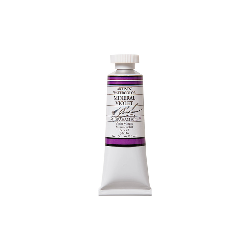 Violet minéral - aquarelle Tube 15ml M. Graham