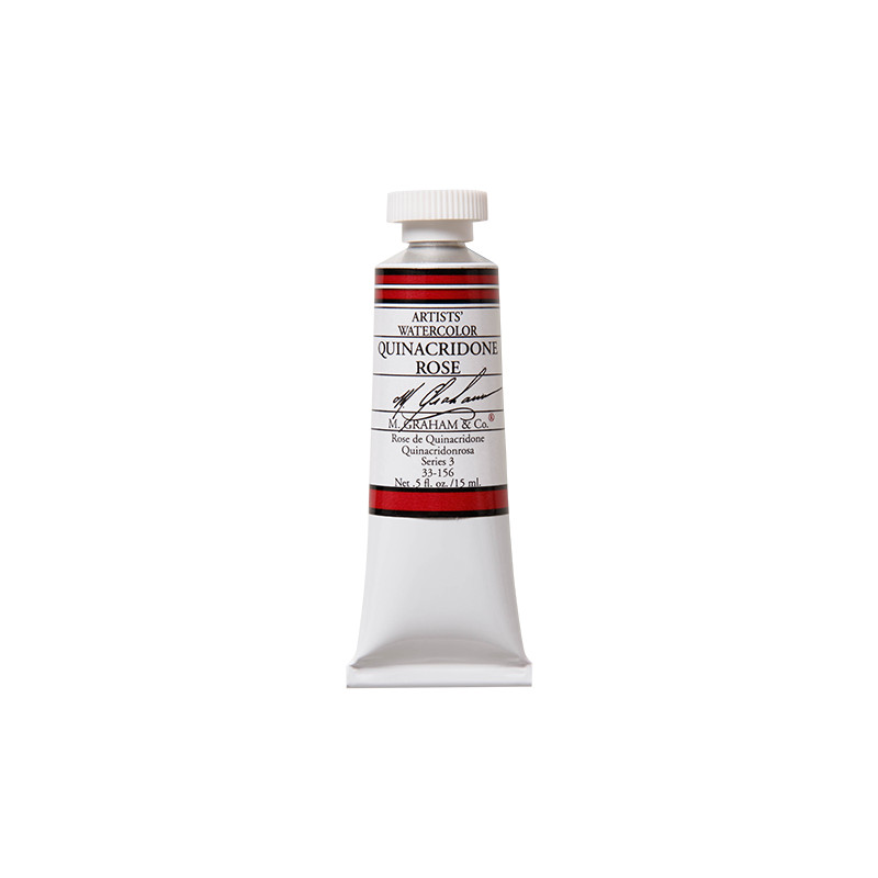Rose de Quinacridone - aquarelle Tube 15ml M. Graham