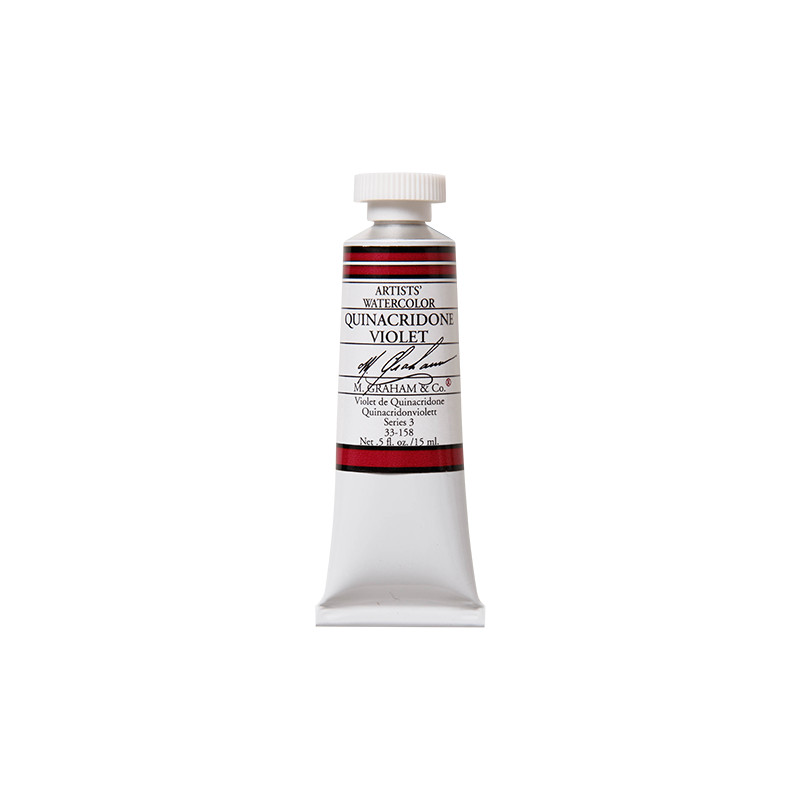 Violet de Quinacridone - aquarelle Tube 15ml M. Graham