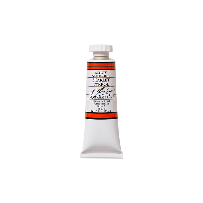 Ecarlate de Pyrolle - aquarelle Tube 15ml M. Graham