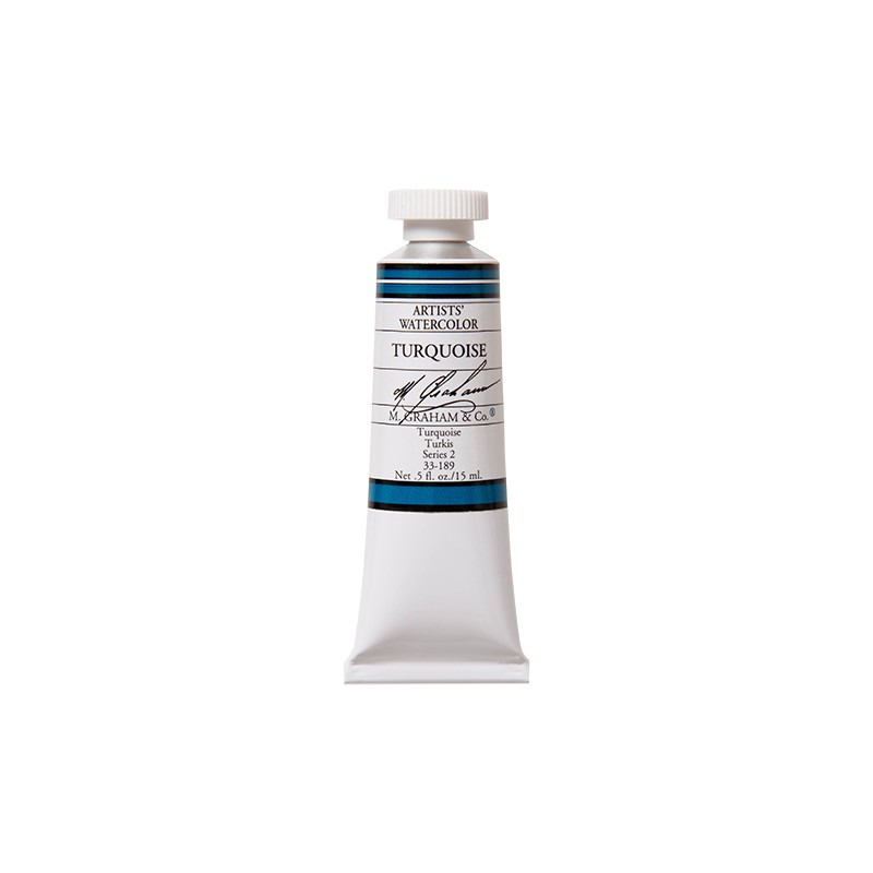 Turquoise - aquarelle Tube 15ml M. Graham
