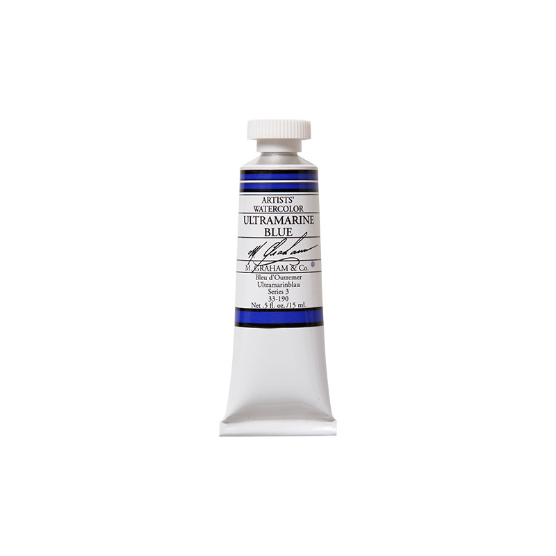 Bleu outremer - aquarelle Tube 15ml M. Graham