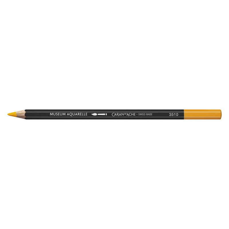 Jaune de cadmium doré - crayon Museum Aquarelle Caran d'Ache