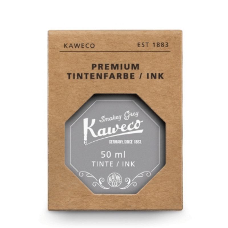 Flacon 50ml d'encre premium Kaweco Gris fumée