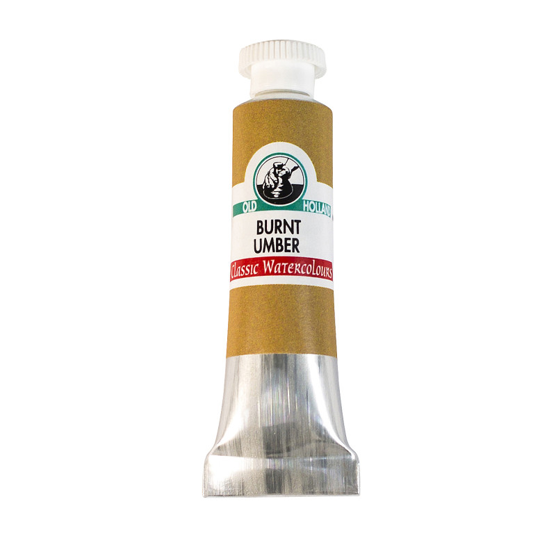 Terre d'ombre brûlée - Aquarelle Tube 6ml Old Holland