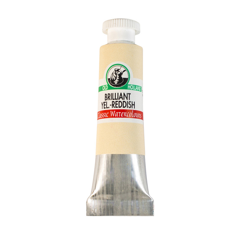 Jaune brillant rougeâtre - Aquarelle Tube 6ml Old Holland