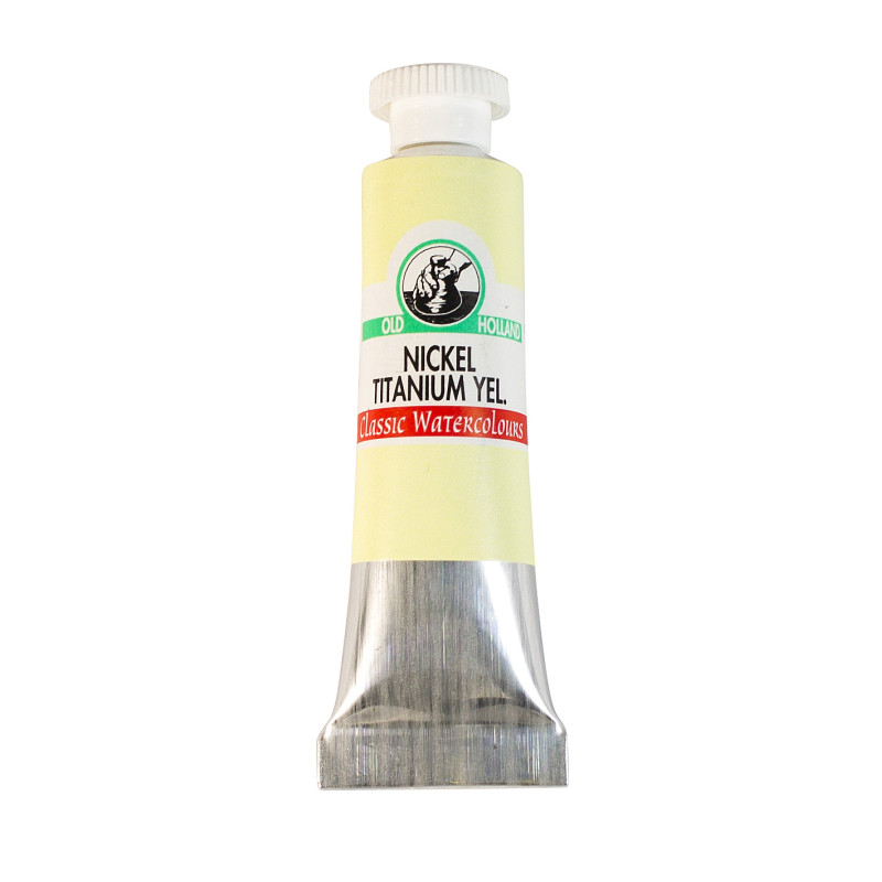 Jaune titane nickel - Aquarelle Tube 6ml Old Holland