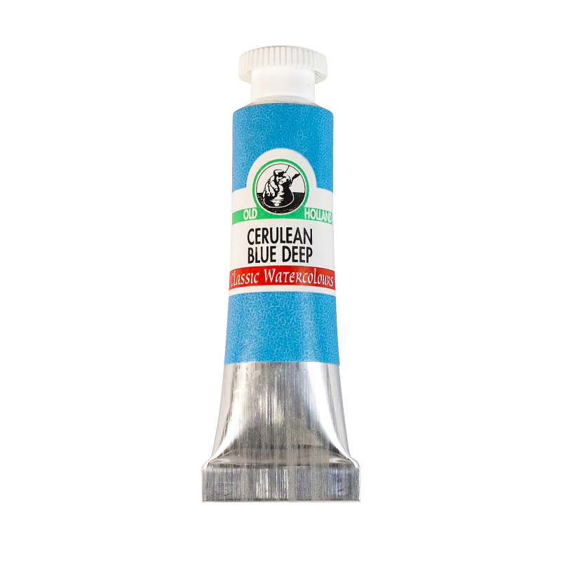Bleu céruléum foncé - Aquarelle Tube 6ml Old Holland