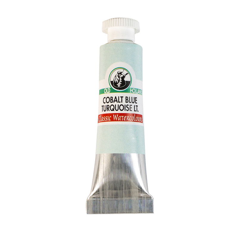 Bleu turquoise cobalt - Aquarelle Tube 6ml Old Holland