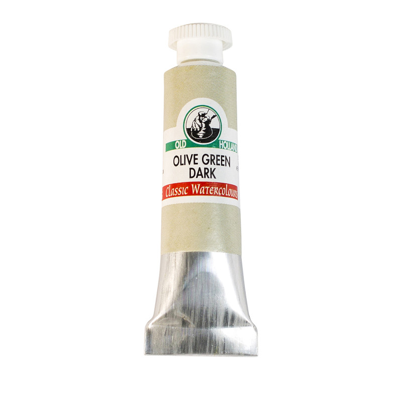 Vert olive foncé - Aquarelle Tube 6ml Old Holland