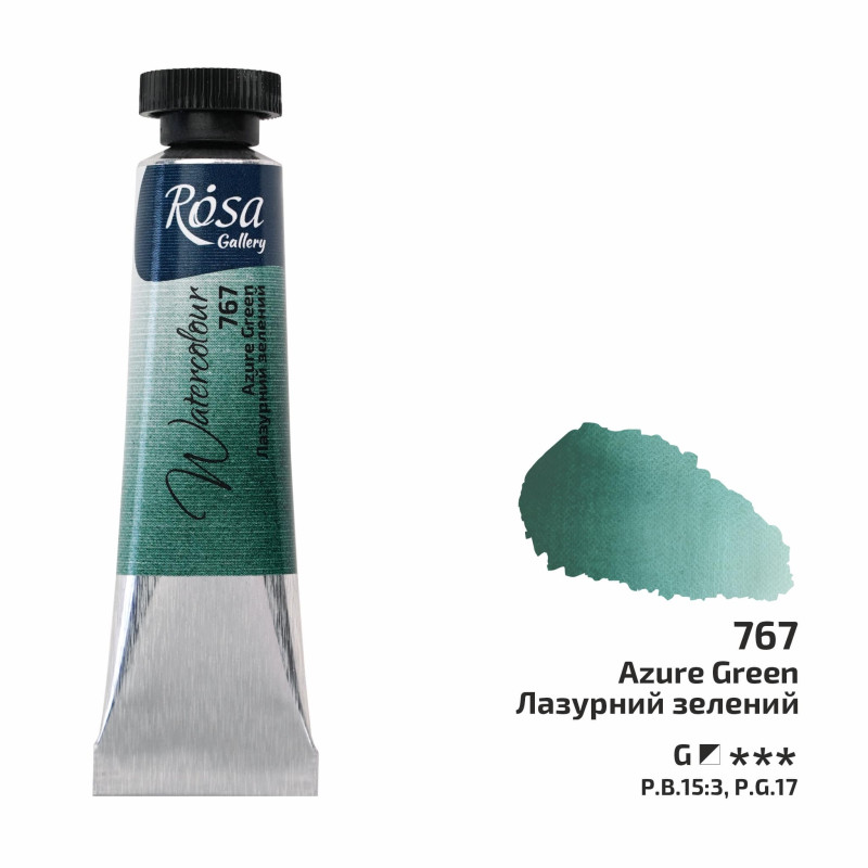 Vert Azur - Aquarelle Tube 10ml Rosa Gallery