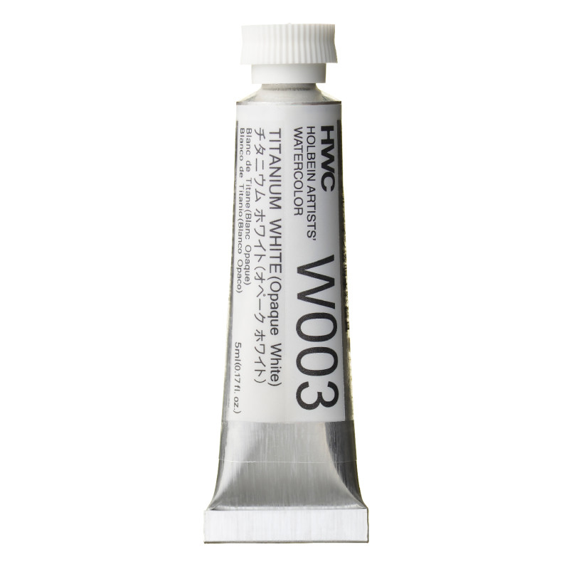 Blanc de titane - Aquarelle Tube 5ml Holbein Artists'