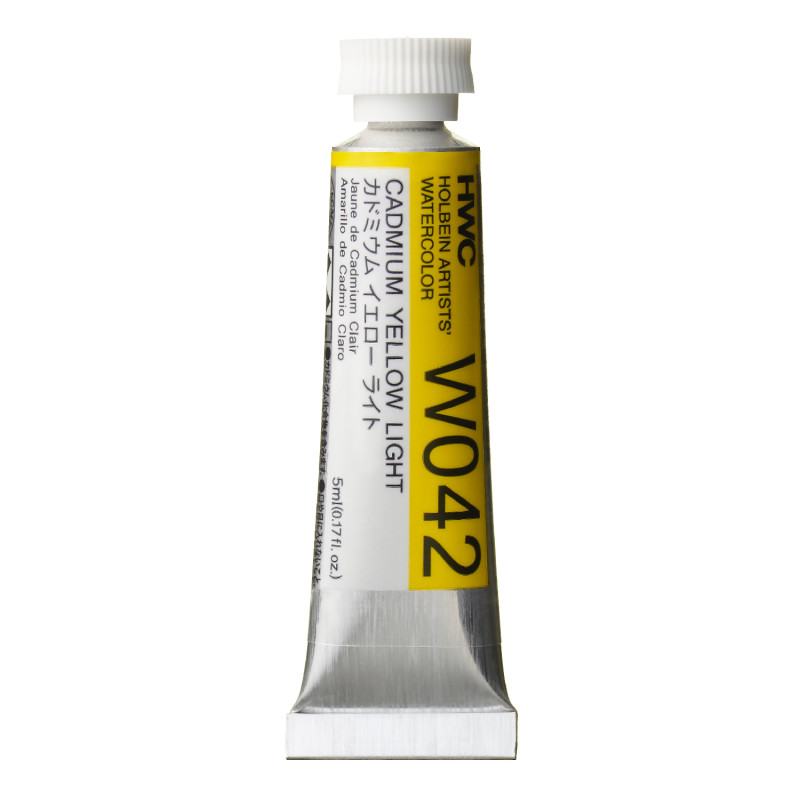 Jaune de cadmium clair - Aquarelle Tube 5ml Holbein Artists'