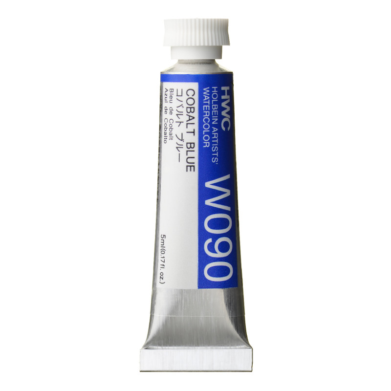 Bleu de cobalt - Aquarelle Tube 5ml Holbein Artists'