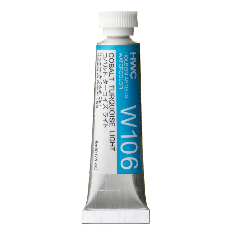 Turquoise de cobalt clair - Aquarelle Tube 5ml Holbein Artists'