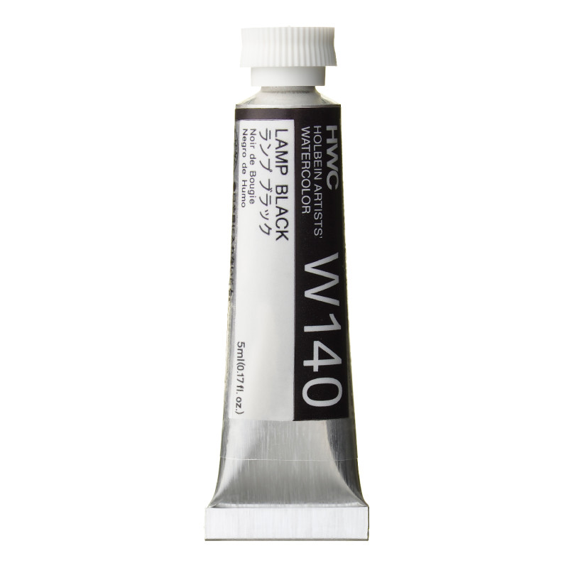 Noir de bougie - Aquarelle Tube 5ml Holbein Artists'