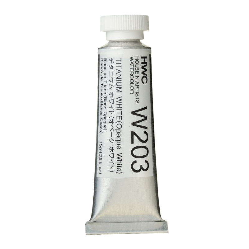 Blanc de titane - Aquarelle Tube 15ml Holbein Artists'