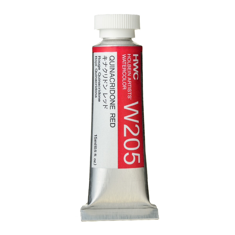 Rouge de quinacridone - Aquarelle Tube 15ml Holbein Artists'