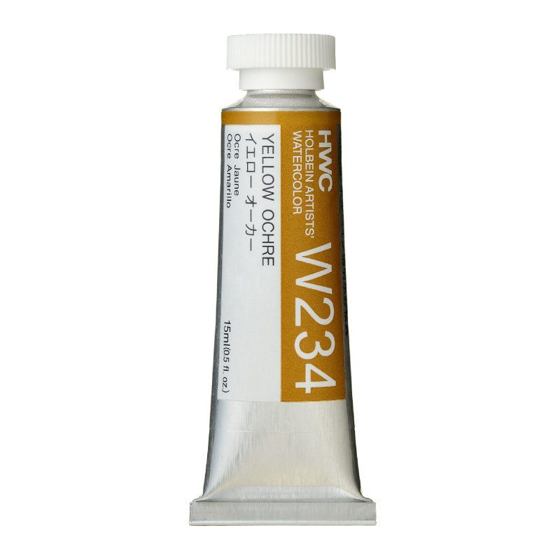 Ocre jaune - Aquarelle Tube 15ml Holbein Artists'