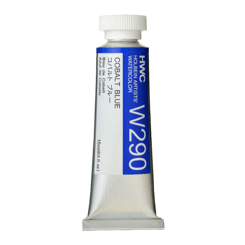 Bleu de cobalt - Aquarelle Tube 15ml Holbein Artists'