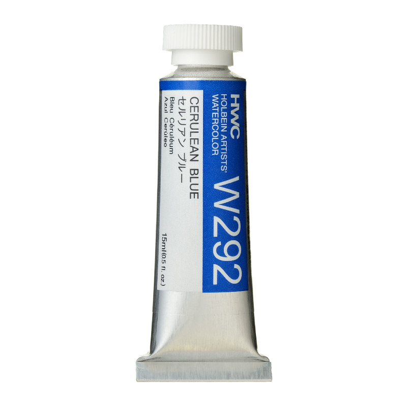 Bleu céruléum - Aquarelle Tube 15ml Holbein Artists'