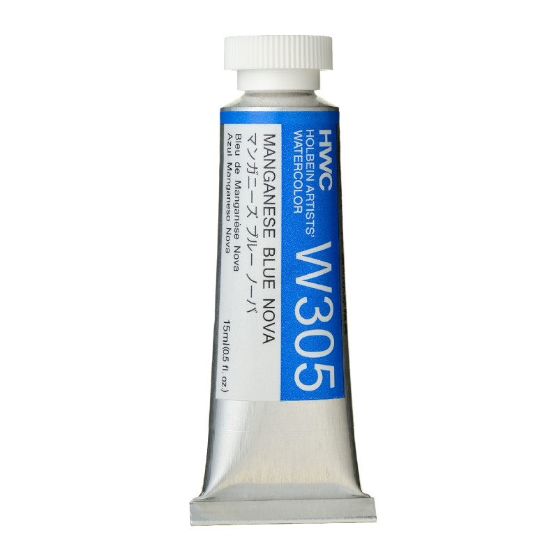 Bleu de manganèse - Aquarelle Tube 15ml Holbein Artists'