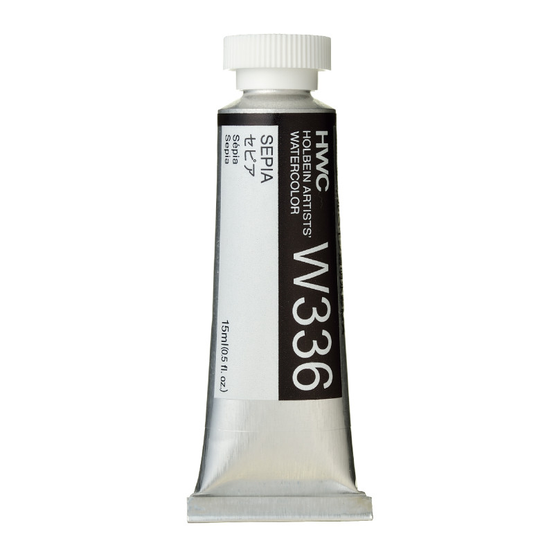 Sépia - Aquarelle Tube 15ml Holbein Artists'