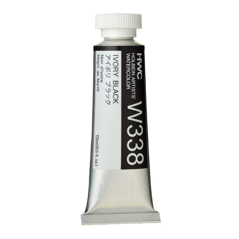 Noir d'ivoire - Aquarelle Tube 15ml Holbein Artists'