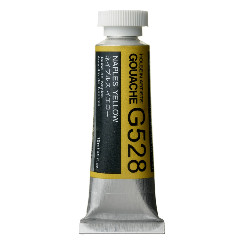 Jaune de Naples - Gouache Tube 15ml Holbein Artists'