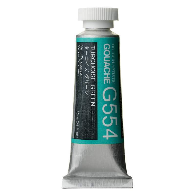 Vert Turquoise - Gouache Tube 15ml Holbein Artists'