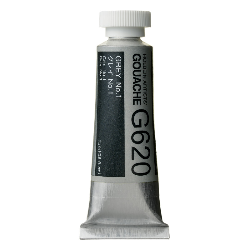 Gris n°1 - Gouache Tube 15ml Holbein Artists'