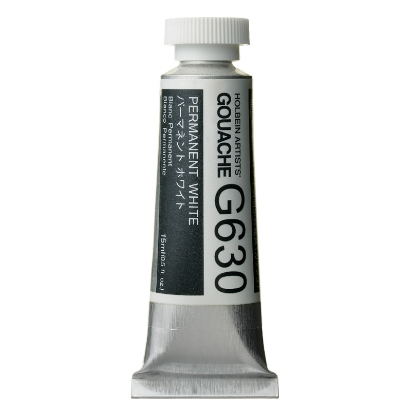 Blanc permanent - Gouache Tube 15ml Holbein Artists'