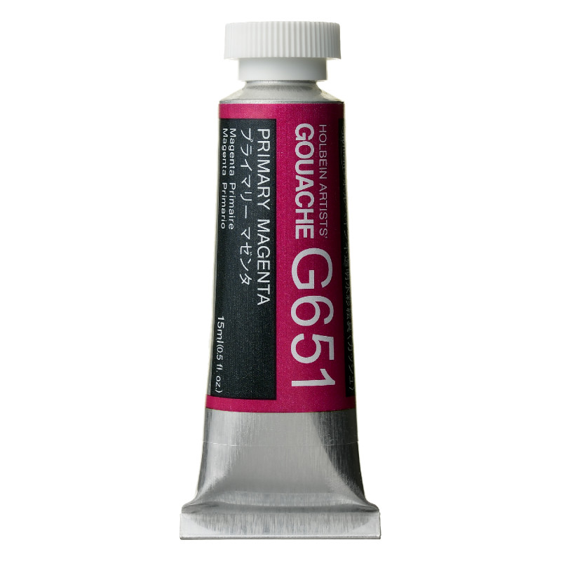 Magenta brillant - Gouache Tube 15ml Holbein Artists'