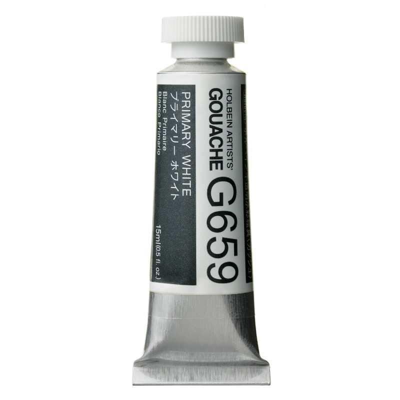 Blanc primaire - Gouache Tube 15ml Holbein Artists'