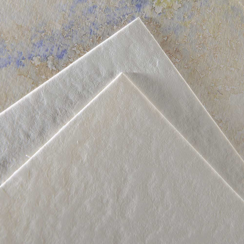 Bloc collé 1 côté Montval 18x25 270g 12 f grain nuage