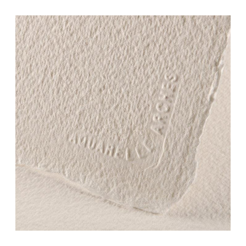 Feuilles Arches 56x76 640g 5 f grain torchon blanc lumineux