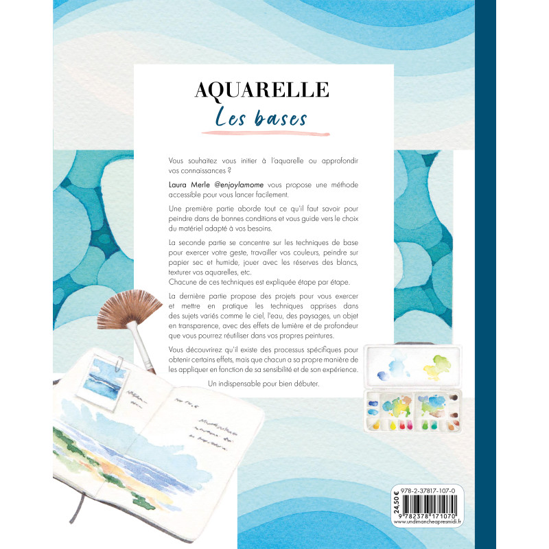 Aquarelle Les bases, Laura Merle @enjoylamome