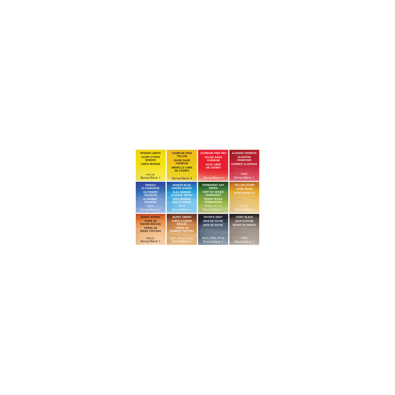 Boîte de voyage Winsor & Newton extra-fine 12 1/2 godets + accessoires 