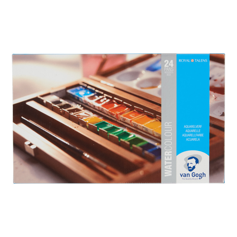 Coffret bois Van Gogh 241/2 godets 