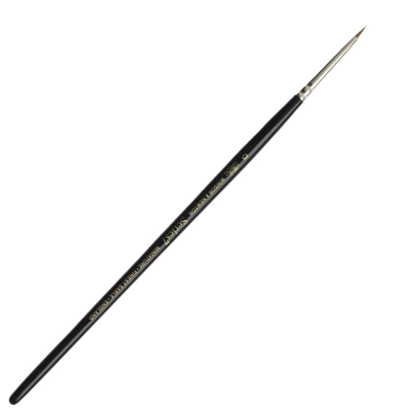 Pinceau aquarelle rond miniature martre série 7 Winsor & Newton n°6