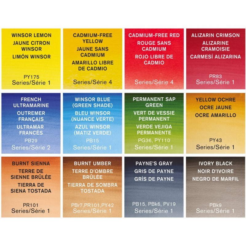Coffret d'atelier aquarelle en bois par Winsor & Newton