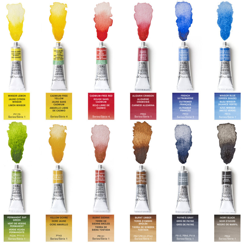 Coffret d'atelier aquarelle en bois par Winsor & Newton